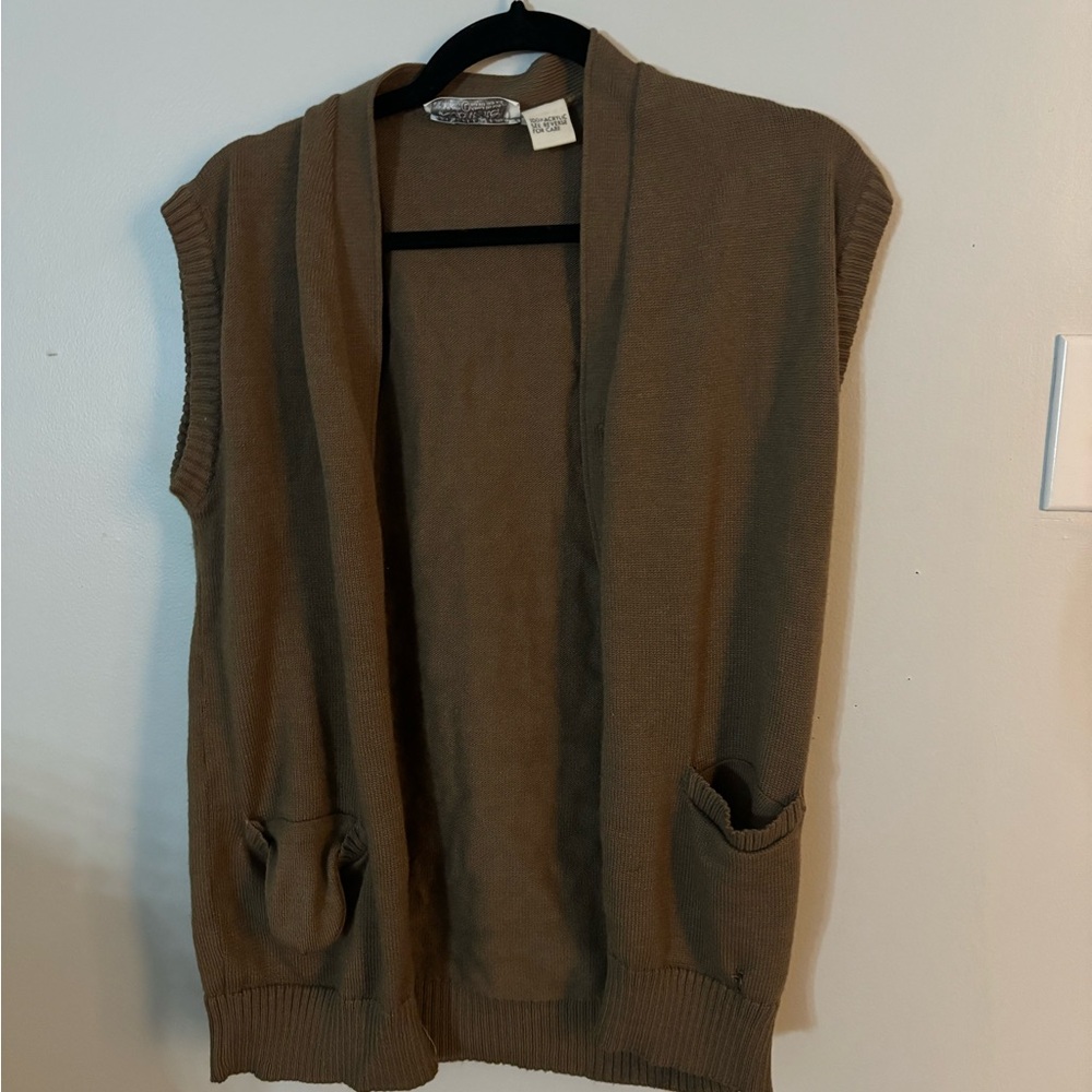 Brown vest